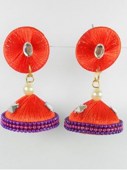 Silk Thread Earrings